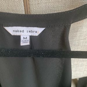 Naked Zebra Tops - Naked Zebra Black sexy top. Looks amazing on. Naked Zebra Tops - Naked Zebra Black sexy top. Looks amazing on.